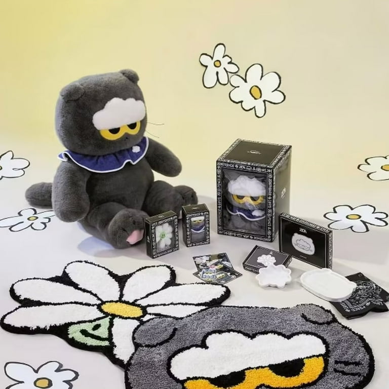 アイドル ZOA MEDIUM PLUSH gdragon ZONFRIENDS G-Dragon ZOA Medium Plush Toy Friend, Stuffed Cat Doll, 1st