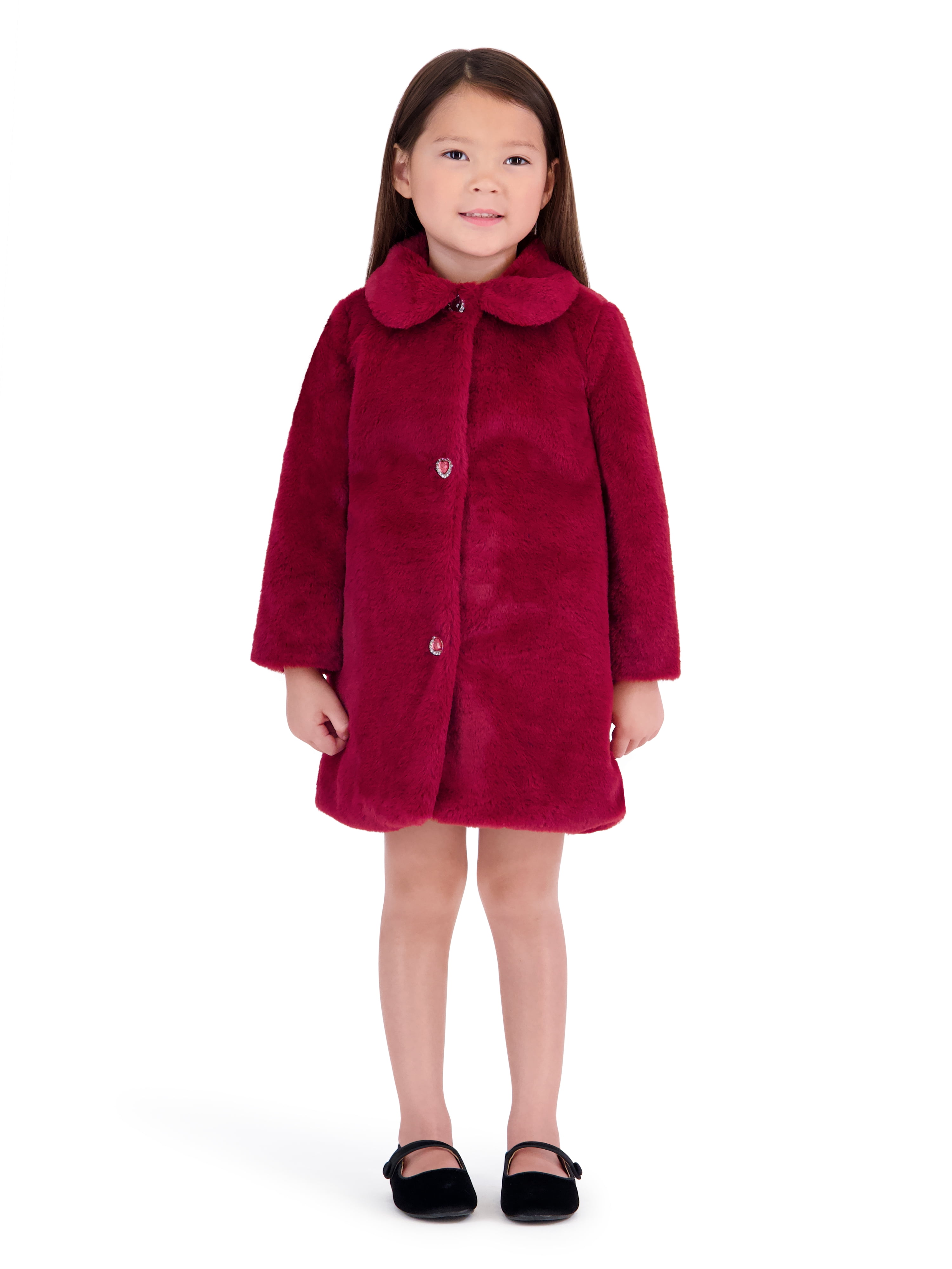 Kensie Toddler Girl Sleeveless Plaid Dress and Velvet Coat Set, Sizes 12 Months-3T