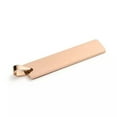 thumbnail image 2 of U8MO 10 pcs Rectangle 304 Stainless Steel Stamping Blank Tag Pendants 41x10x1.4mm-Rose Gold, 2 of 2