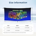 thumbnail image 7 of Geometry Dash Microfiber Beach Towel, 31.5"x63" Oversized Sand Free Travel Towels Quick Dry Swimming Towel, Lightweight Camping Towel Super Absorbent Pool Towel for Vacation Essentials Gift, 7 of 7