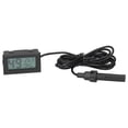 thumbnail image 1 of Medidor de temperatura y humedad, minitermómetro LCD negro para interiores, higrómetro con sonda VoborMX herramienta, 1 of 8