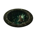 thumbnail image 3 of Halloween 3D Optical Illusion Round Area Rug, 24in Ghost and Spirit Stone Well Visual Floor Mat, Washable Decorative Carpet for Entryway, Bedroom, Porch & Halloween Party Decor (B), 3 of 6