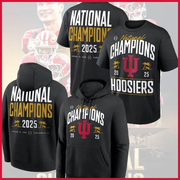 Indiana Football 16-0 Champions Shirt, 2025 Perfect Season Fan Tee, College Football Victory Shirt