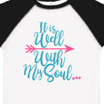 thumbnail image 4 of Inktastic It is Well with My Soul Pink Arrow Boys or Girls Toddler T-Shirt, 4 of 5
