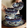 thumbnail image 2 of SIELUNO Ceramic Cereal Bowls Set Of 2, Miso Soup Bowls, 5 Inch Porcelain Bowl, Microwave Safe Bowls-blue sorrel, 2 of 6