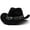 Black, variant on MUXiin Cowboy Hats for Kids Stylish Kids Fedora Hat Boater Cap With Brim Classic British for Children Boys Girls Western Cowboy Party Suitable for 4 12 Years Old