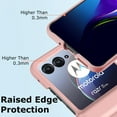 thumbnail image 5 of for Motorola Razr+ 2023 Case with Integrated Glass Screen Protector, [Removal Hinge Protection] Full Coverage Slim Hard PC Cover Scratch-Resistant Phone Case for Moto Razr Plus 2023 - Pink, 5 of 12