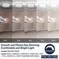 thumbnail image 5 of ENERGETIC 16" LED Ceiling Light Dimmable Modern Flush Mount Brushed Nickel 3 Color Adjustable, 5 of 8
