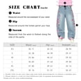 thumbnail image 5 of Mrmall Y2K American Street Plum‑Blossom Embroidery Ripped Wide‑Leg Jeans Vintage Washed Loose Floor‑length Denim Trousers, 5 of 6