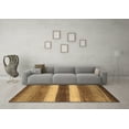 thumbnail image 3 of Ahgly Company Indoor Square Abstract Brown Contemporary Area Rugs, 5' Square, 3 of 4