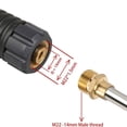 thumbnail image 6 of 4000PSI Pressure Washer Gun with Extension Wand, High Power Washer Handle with M22-14mm, Car Wash Spray Gun +Extension Tube+7 Nozzle Kit, 6 of 22