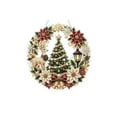 thumbnail image 2 of Christmas Round Diamond‑Painting Hanging Ornament,Christmas Tree & Poinsettia Diamond Painting Ornament - DIY Window Hanging Craft for Fireplace & Home Decor, 2 of 6