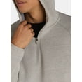 thumbnail image 4 of Athletic Works Men's and Men's Big Strata Fleece Pullover Hoodie with Long Sleeves, Sizes S-3XL, 4 of 6