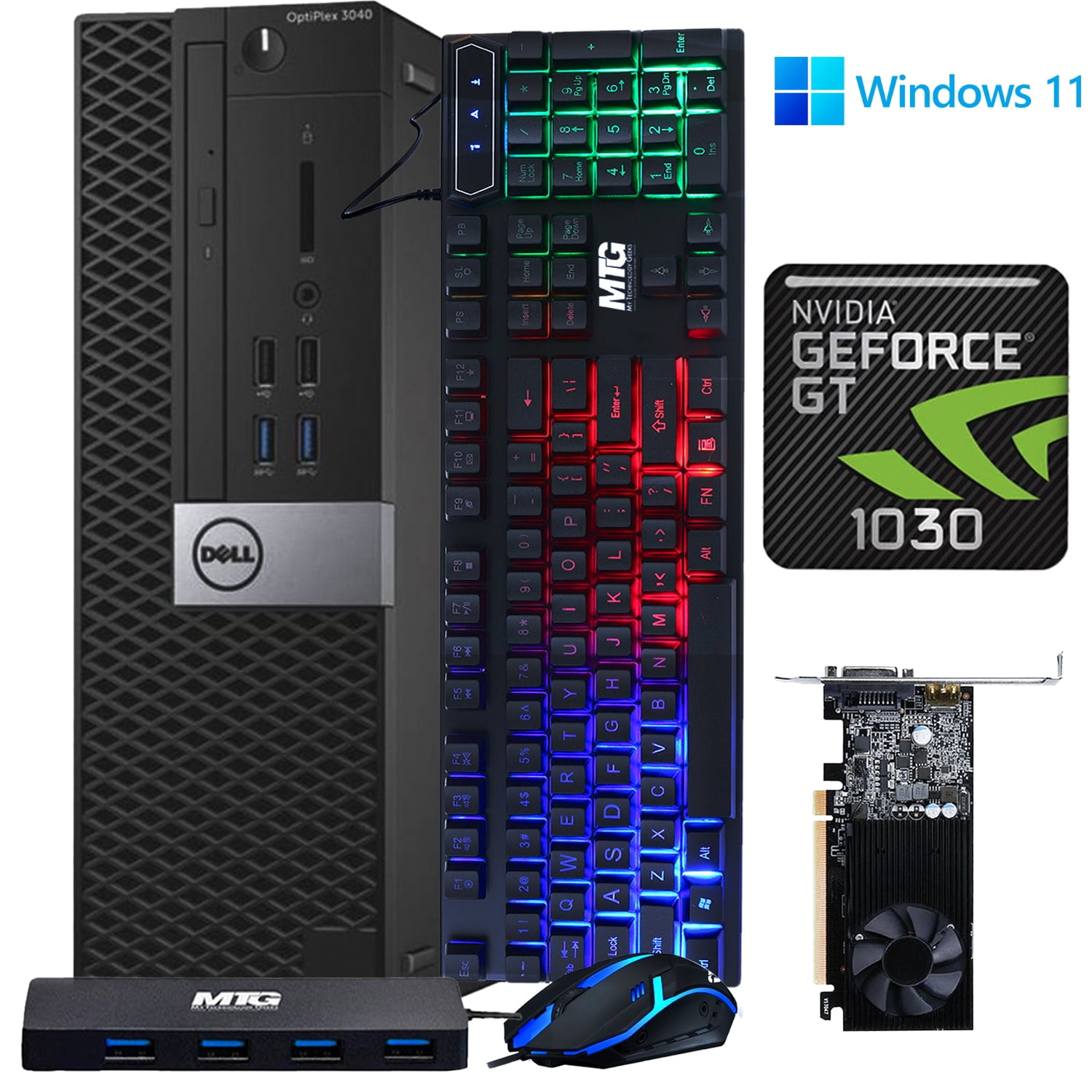 Gaming Desktop Dell OptiPlex 3040 i7-6th gen | 16GB RAM, 128GB SSD ,1TB ...