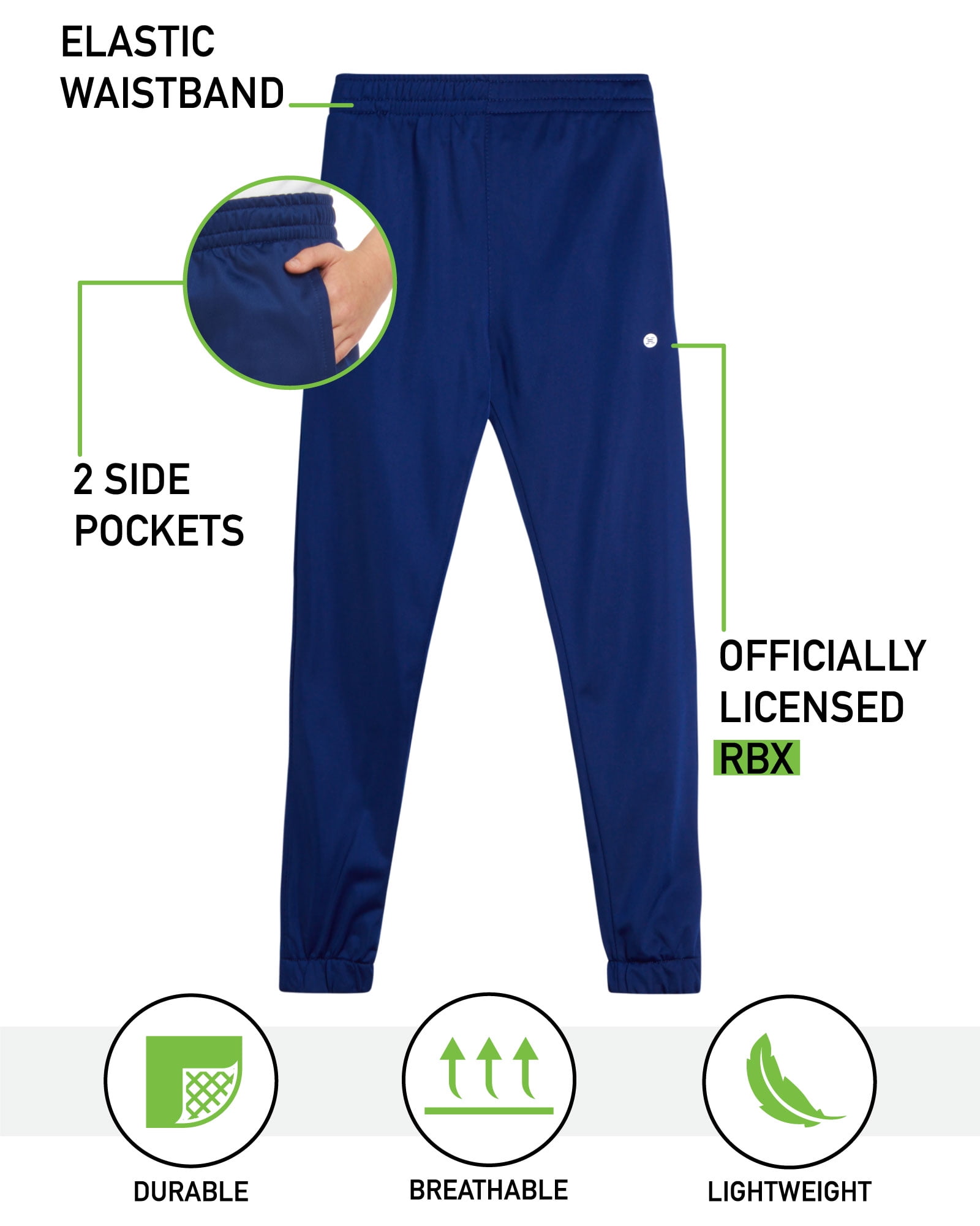 Boys Sweatpants Size 14-16 RBX Boys' Active Sweatpants Basic - Main Image