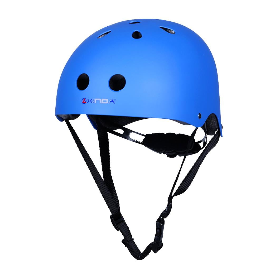 Pro Rock Climbing Caving Rappelling   Safety Helmet Head Protector Blue 