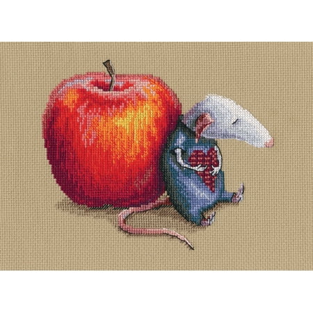 UPC: 4742022976234 | Mouse in love M799 Counted Cross Stitch Kit