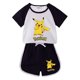 thumbnail image 3 of Conjunto de ropa para niños, camiseta de Pikachu para niño y niña, pantalones cortos, conjuntos de 2 uds., conjuntos de algodón para niñas pequeñas, ropa deportiva de la Patrulla Canina para niños, 3 of 5