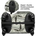 thumbnail image 4 of Money Luggage Suitcase Covers Elastic Washable 100 Dollar Bill Cash Present Luggage Protector Travel Suitcase Protective Cover For Kid And Adult, M (Fit 22-24 Inch Luggage), 4 of 6