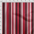 thumbnail image 3 of oneOone Rayon Bright Red Fabric Stripes Craft Projects Decor Fabric Printed By The Yard 56 Inch Wide-6FL, 3 of 4