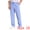 Light Blue, variant on DARING DIVA Men's Beach Pants Drawstring Waist Breathable Summer Linen Pants 28 White