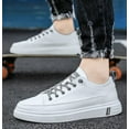 thumbnail image 4 of Sneakers for Men Shoes for Men Mens White Sneakers Steel Toe Shoes for Men Lightweight, 4 of 11