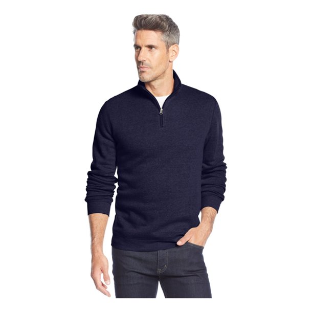John Ashford Sudadera con cremallera para hombre, azul, pequeña John Ashford Camisa de entrenamiento
