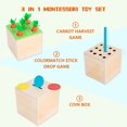 thumbnail image 2 of Montessori Toys YunHe XinQiao durante 1 a 3 años con cosecha de zanahorias, 2 of 6