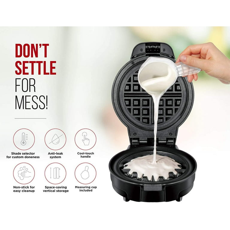 Chefman AntiOverflow Belgian Waffle Maker W Shade, 41 OFF