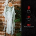thumbnail image 6 of HOMCOM Pumpkin Ghost Outdoor Hanging Halloween Decoration for Party, 6 of 9