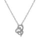 thumbnail image 2 of Fiudx Collar de Corazon, Elegante Colgante de Aleación, Diseño Creativo de Madre E Hijo, Cadete de Clavícula de Moda, Accesorio de Mujer, Regalo de Mamá y Amigas, Perfecto Ocasiones Especiales, Inclu, 2 of 6