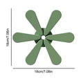 thumbnail image 4 of Tapete para Mesa Con Soporte Salvamanteles en Forma Navidad Comedor () Verde, 4 of 4