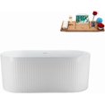 thumbnail image 4 of 59" Streamline N4000BNK Soaking Freestanding Tub and Tray With Internal Drain, 4 of 7