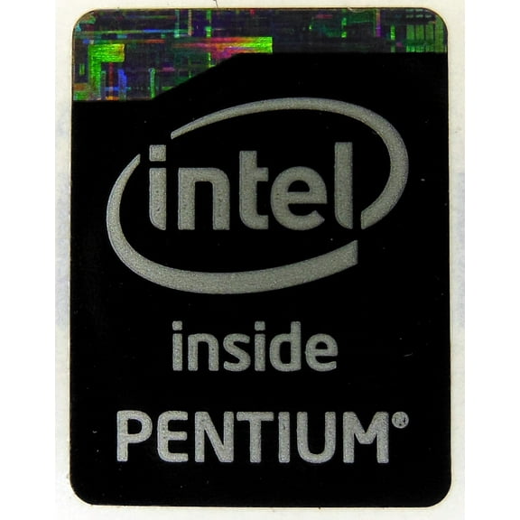 Intel Pentium Inside Sticker 16 x 21mm / 5/8" x 7/8" [771]