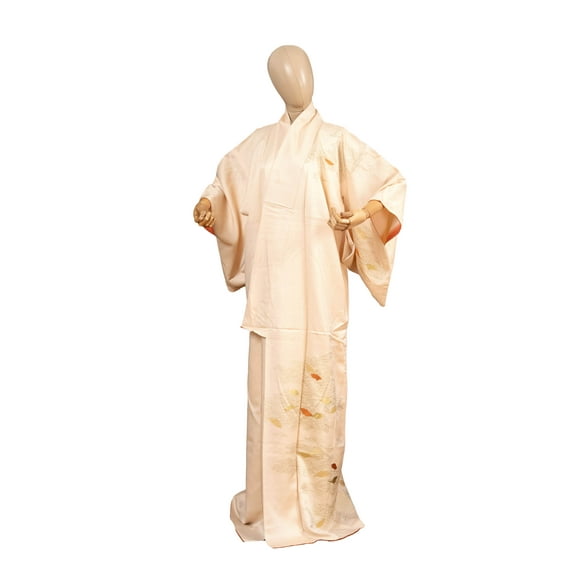 DEAR VANILLA Authentic Traditional Japanese Kimono for Women Dress Robe Made in Japan Genuine Original KM-0578