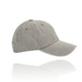 thumbnail image 2 of Howard's Adjustable Gray Stonewashed Ponytail Baseball Cap for Women and Men, 2 of 5