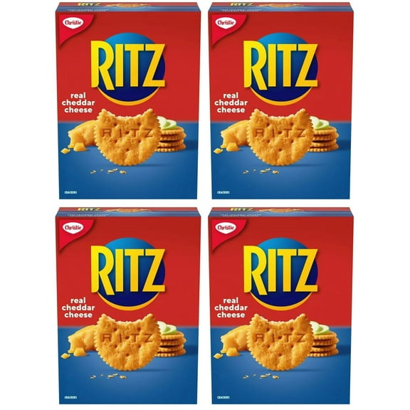 Ritz Real Cheddar Cheese Crackers, 180g (4 Pack)