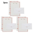 thumbnail image 4 of facefd Envelope Kawaii Writing Stationery Paper Letter Papers Lightweight Transparent Sealed Label Flower/Animal Envelopes Theme Party Type 4, 4 of 5