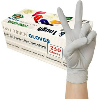 GORILLA GRIP 6 Mil Disposable Gray Nitrile Gloves - Large (40ct) – Walmart  Inventory Checker – BrickSeek