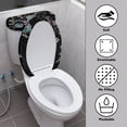 thumbnail image 3 of Yuyamidu Dragonfly Toilet Seat Cover Set 2 Pieces Floral Toilet Lid Cover Toilet Tank Lid Cover Keep Toilet Bathroom Clean Fit Most Round and Elongated Oval Toilet, 3 of 7