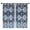 Blue Geometric Pattern, variant on Blackout Kids Curtains,Blue Geometric Diamond Triangle Pattern Childrens Insulated Curtains Set Of 2,Bedroom Essentials,Toddler Room Decor 42x54in(106x137cm)