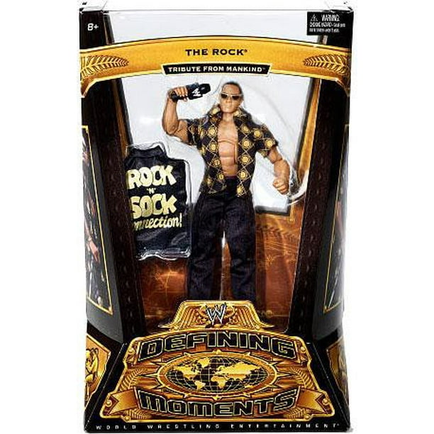 Wwe Wrestling Defining Moments Series 2 The Rock Action Figure Walmart Com Walmart Com