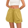 thumbnail image 5 of cocolona Womens Summer Casual Loose Athletic Shorts Solid Color Elastic Waist Drawstring Gym Running Shorts with Pocket, 5 of 5