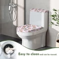 thumbnail image 4 of HELLHERO Easter Egg Salamander Toilet Seat Cover Replacement 2 Pcs Set Polyester Non-Slip for Family, 4 of 8