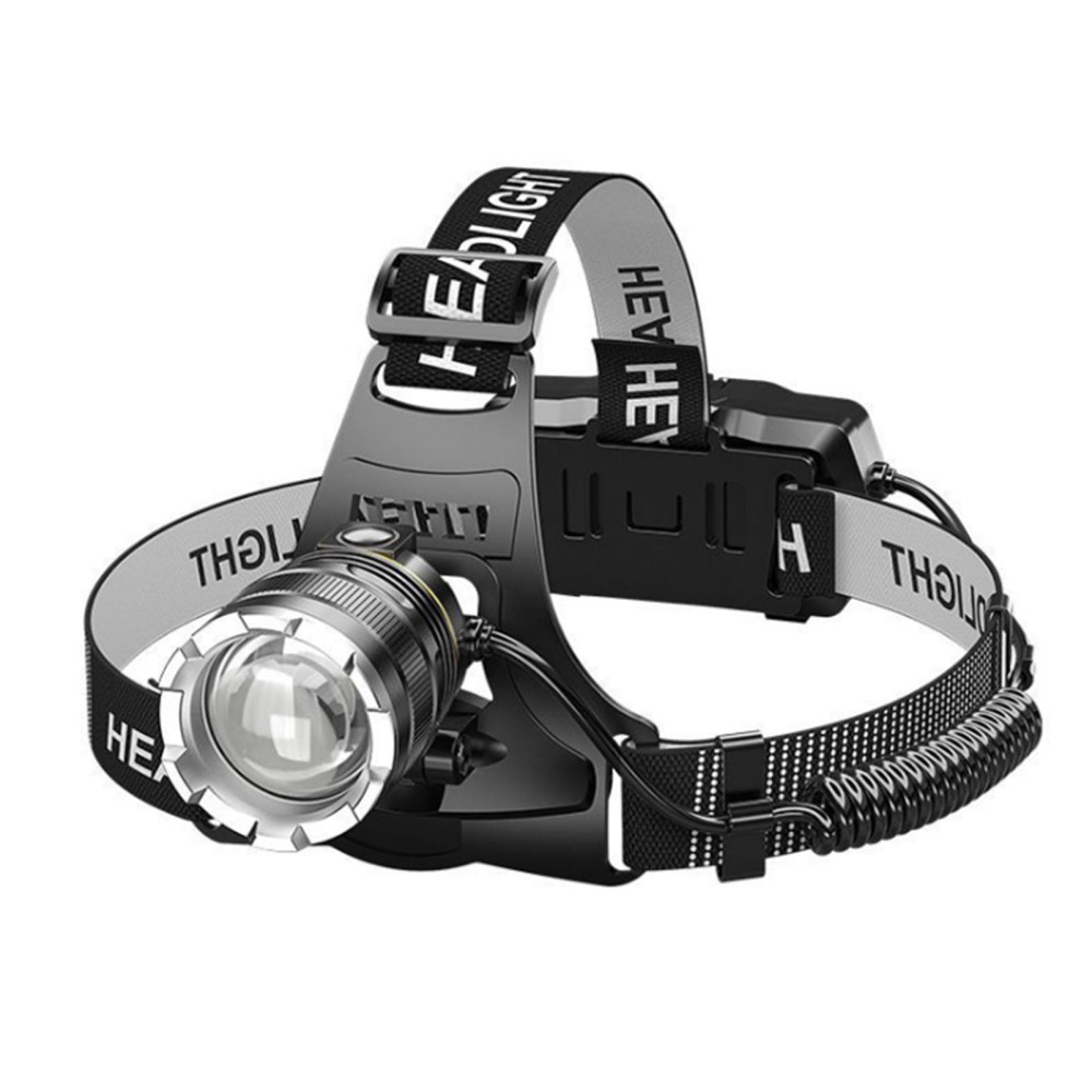 Portable Headlamp Flashlight Handsfree Large Battery Capacity