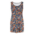 thumbnail image 5 of Jsaierl Summer Curved Hem Tanks Tops for Women Casual Floral Print Sleeveless Camisole Daily Vacation Tunic Vest, 5 of 8