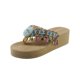 thumbnail image 2 of Zapatillas con punta abierta para mujer, sandalias cómodas, informales, cómodas, para la playa Wmkox8yii ytu5400, 2 of 7