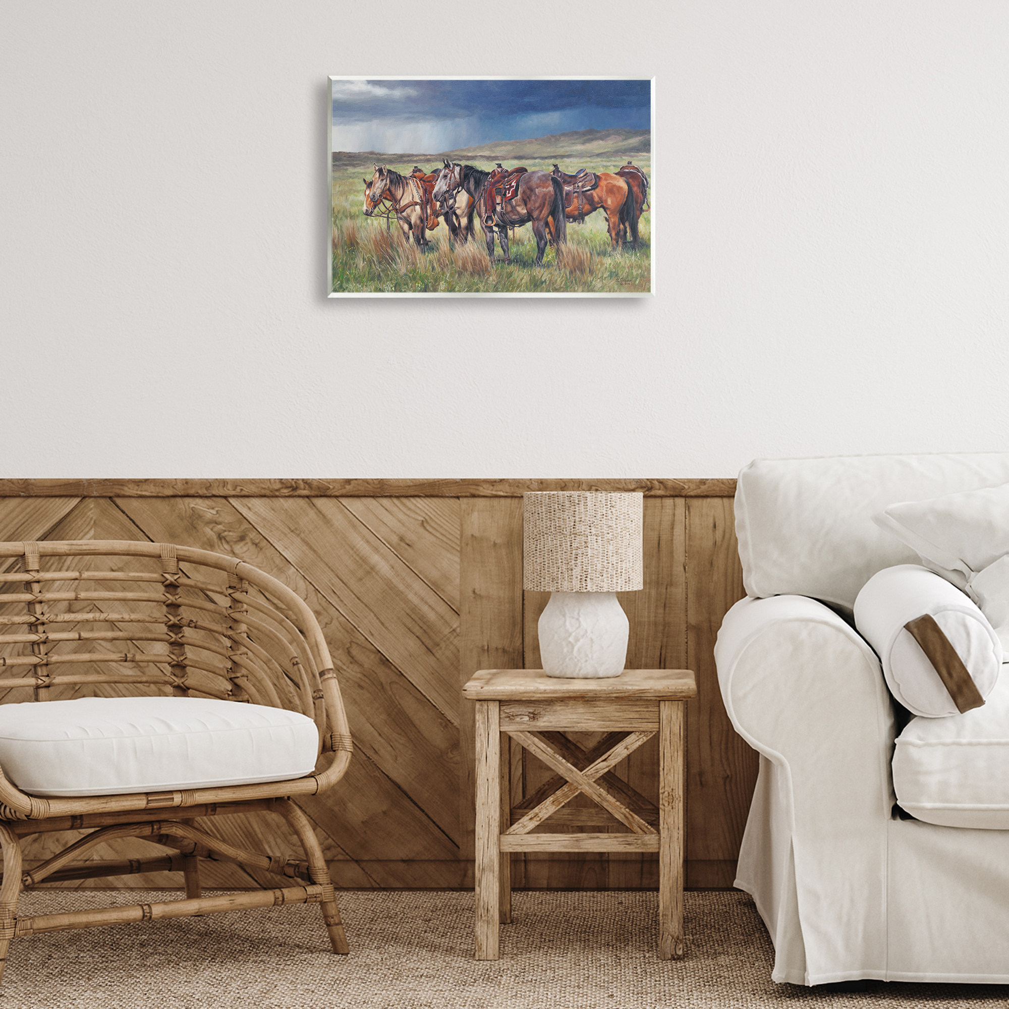 Stupell Industries Hurry Up & Wait Animals & Insects Painting Unframed Art Print Wall Art, 19 x 13