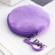 thumbnail image 5 of Monedero redondo de peluche de color caramelo, llavero, billetera bonita, tarjetero para mujer, monedero sencillo, 5 of 6