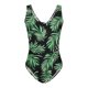 thumbnail image 4 of Impresión de Verano de Bikini de Corte Alto de Mujer con Cojín de Pecho sin Soporte de Acero, Traje de Baño de Bikini de Correa sin Espalda Sexy, 4 of 6